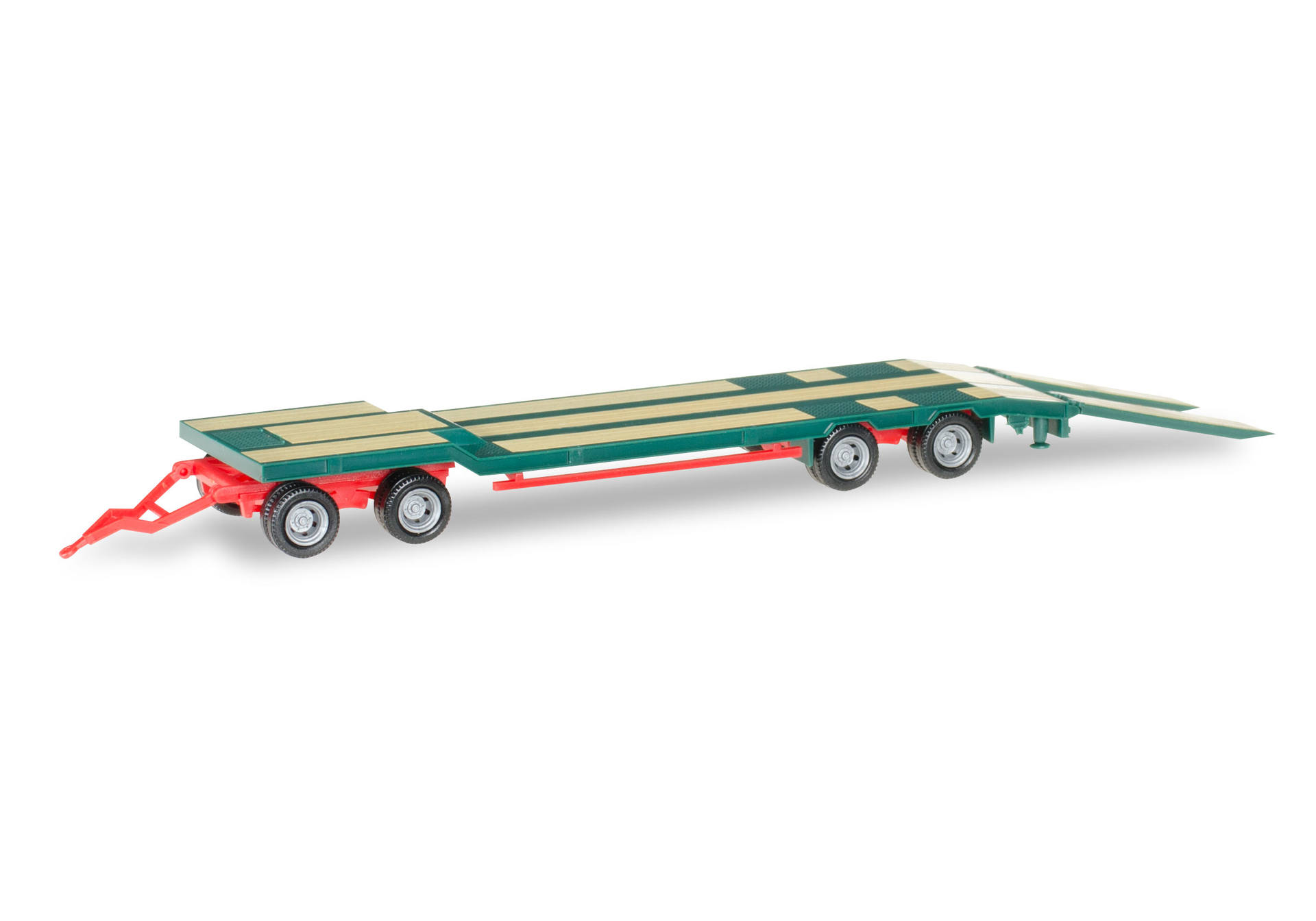 Goldhofer TU 4 construction site trailer, green