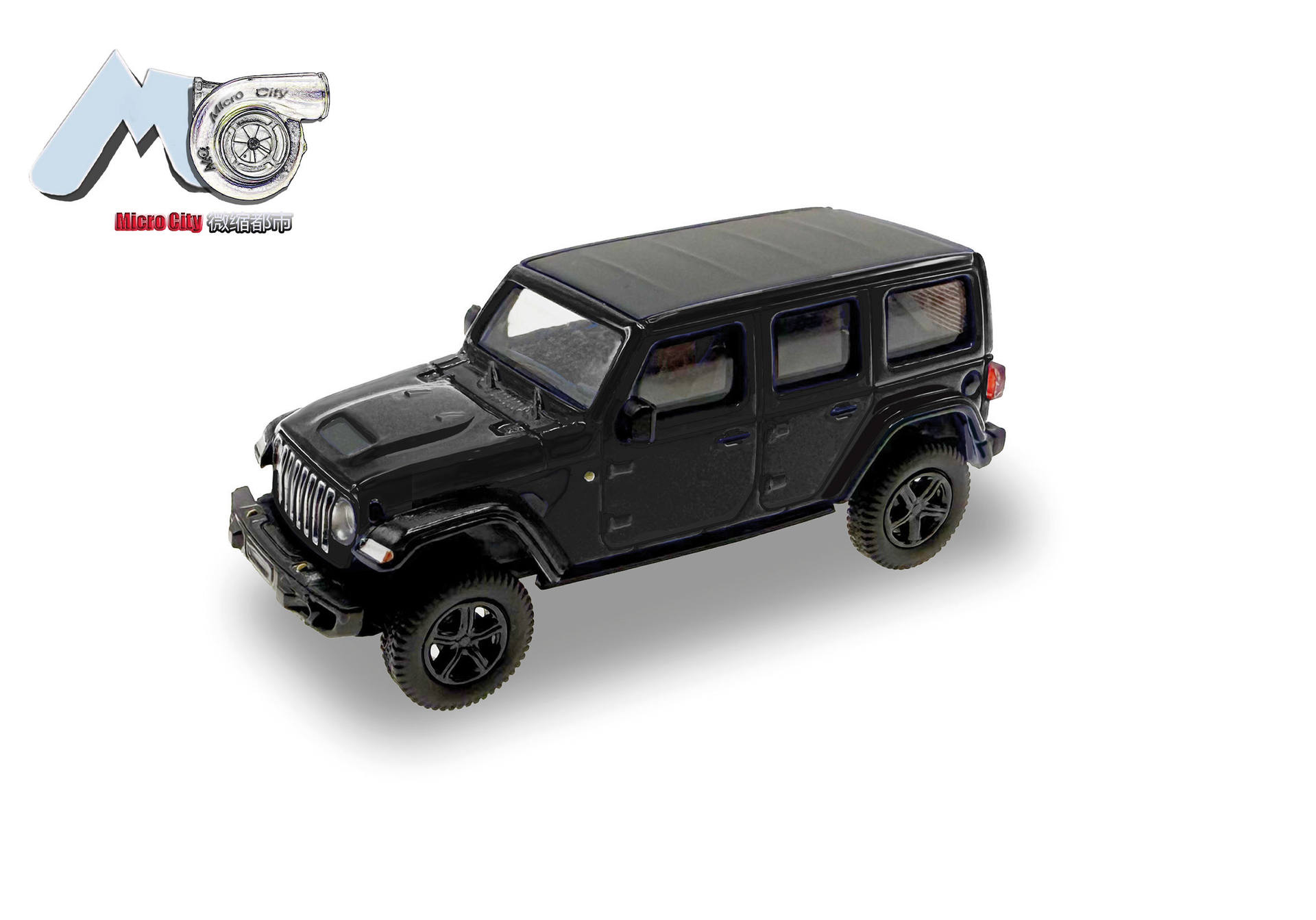 MicroCity: Jeep Wrangler, schwarz (ab 2017)