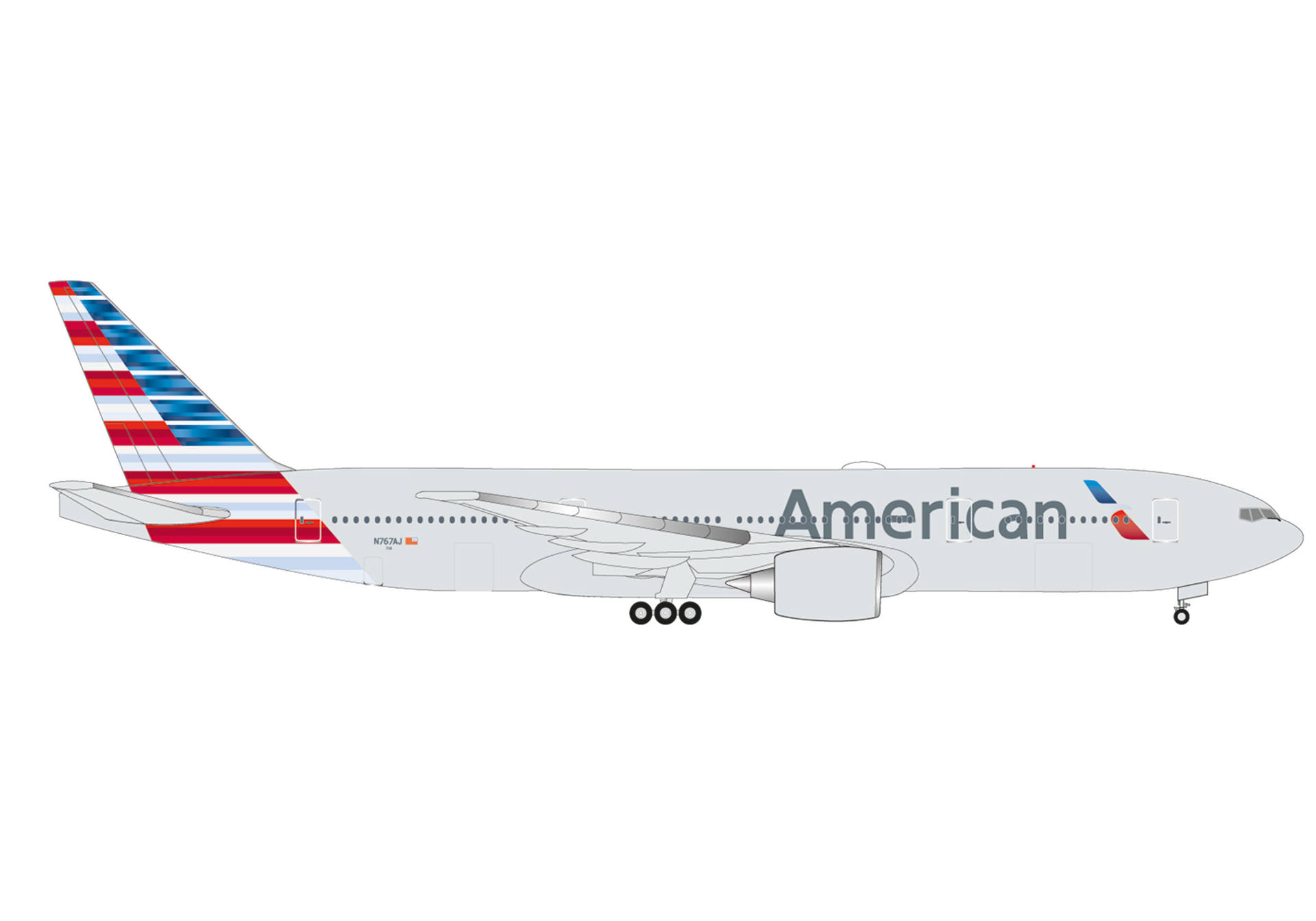 Herpa American Airlines Boeing 777-200ER 532815