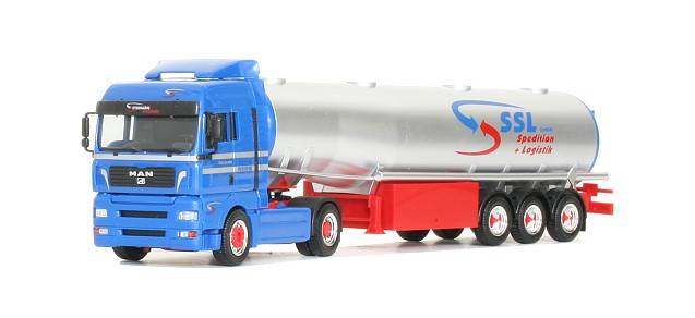MAN TGA XLX fuel tank semitrailer "SSL"