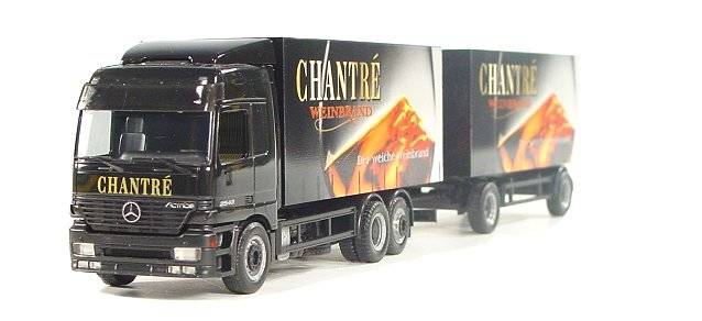Mercedes-Benz Actros L box trailer "Chantré"