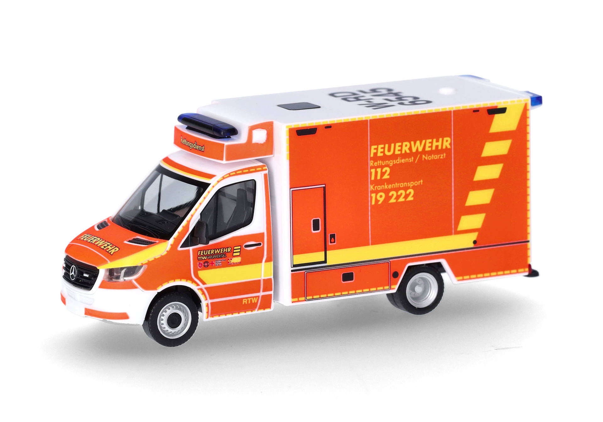 Mercedes-Benz Sprinter '18 rescue vehicle "fire brigade Wuppertal" (North Rhine-Westphalia/Wuppertal)