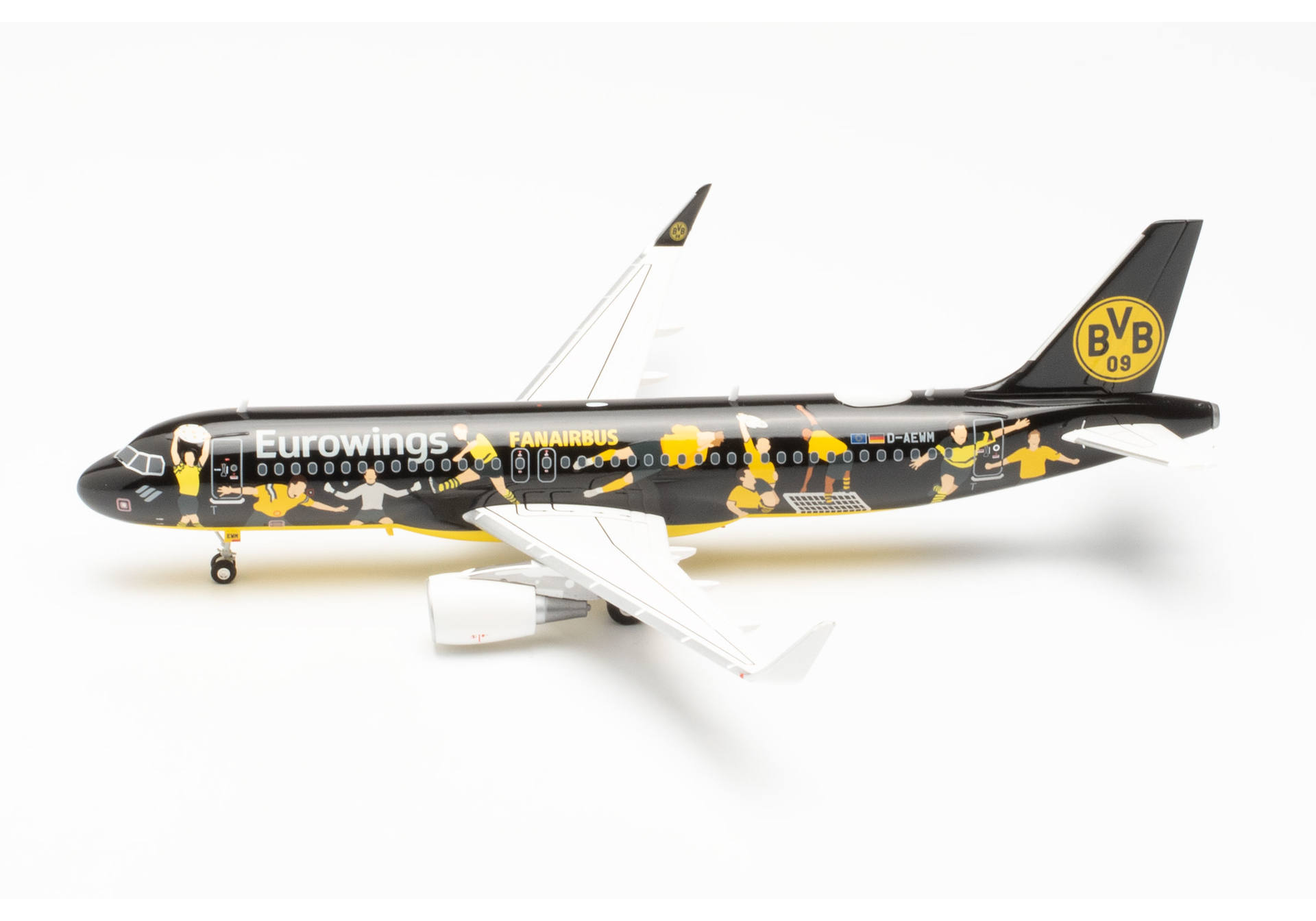 Eurowings Airbus A320 "BVB Fanairbus" - D-AEWM