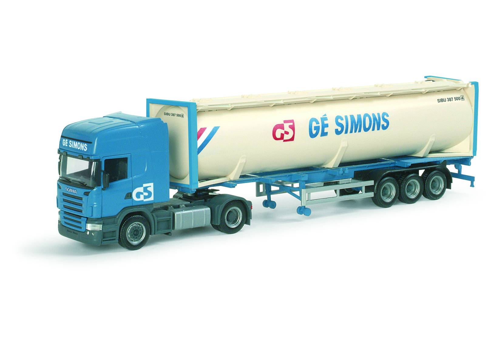 Scania R TL silo container semitrailer "GE Simons" (NL)