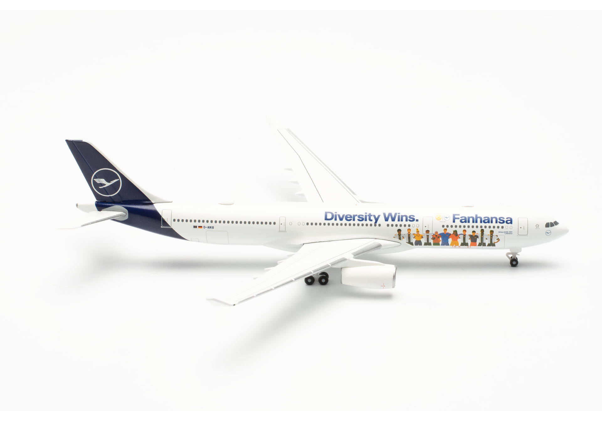 Lufthansa A330 Fanhansa – Diversity Wins - D-AIKQ