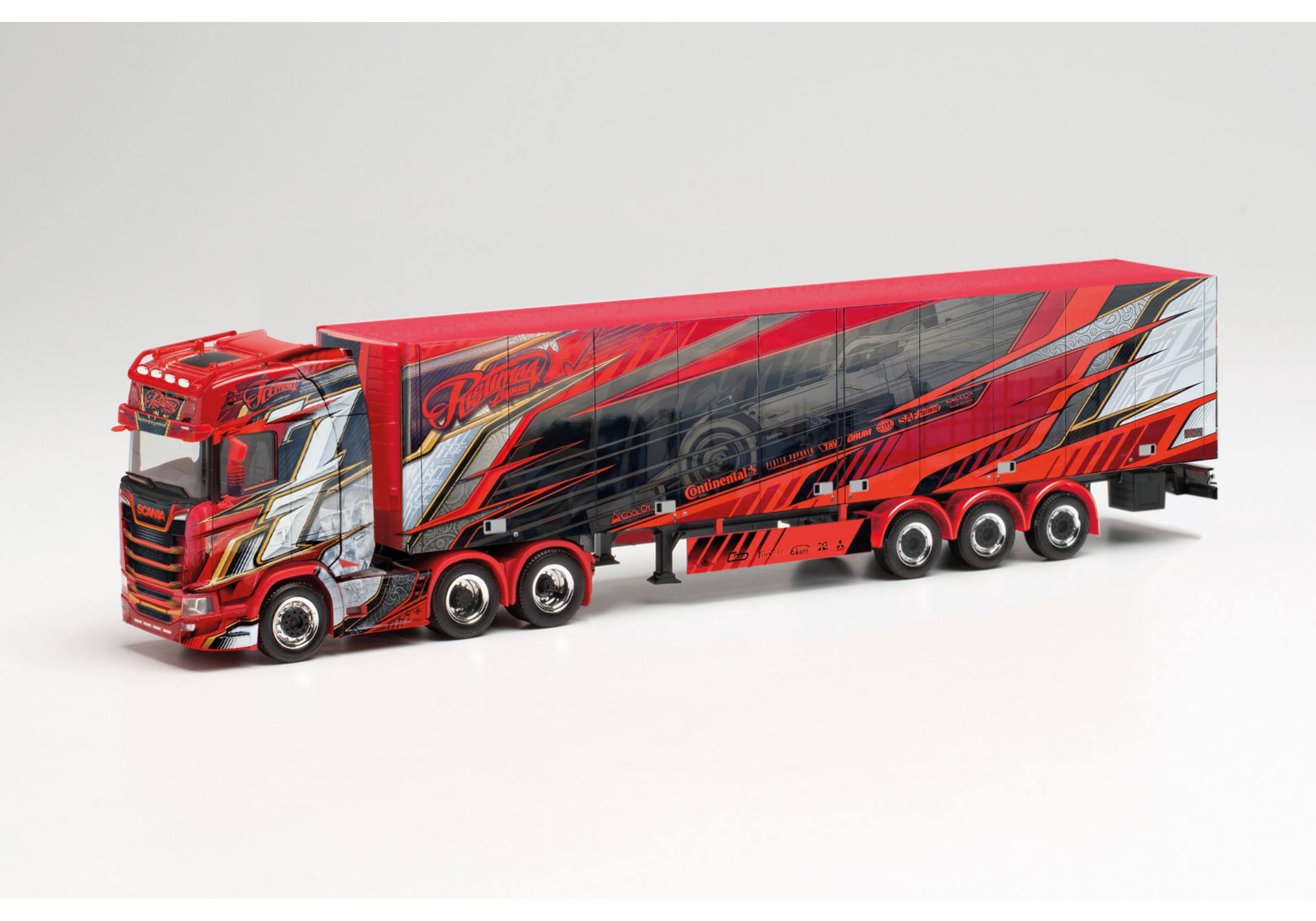 Scania CS 20 high roof refrigerated box semitrailer „Ristimaa"