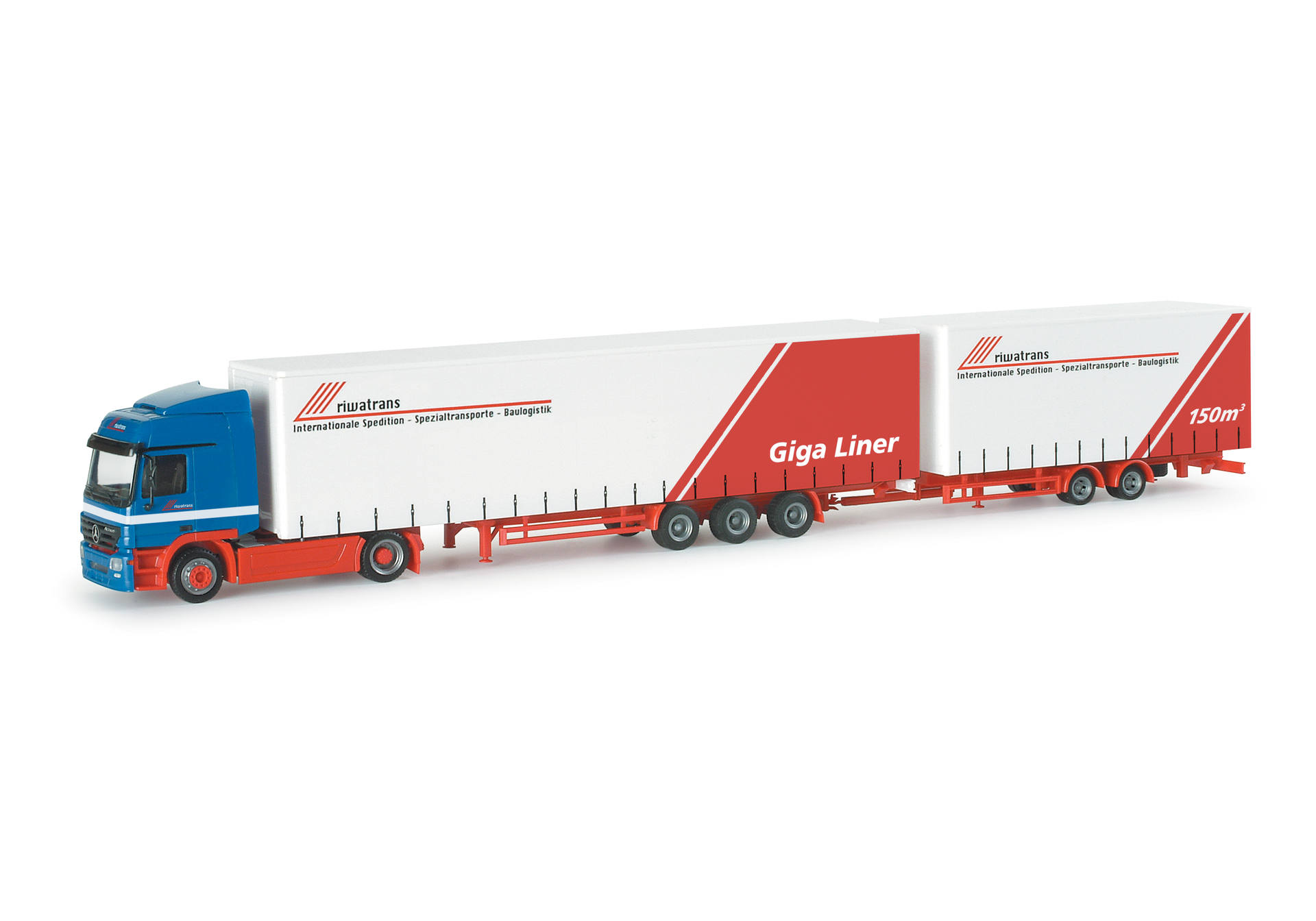 Mercedes-Benz Actros L curtain canvas EuroCombi "Riwatrans"
