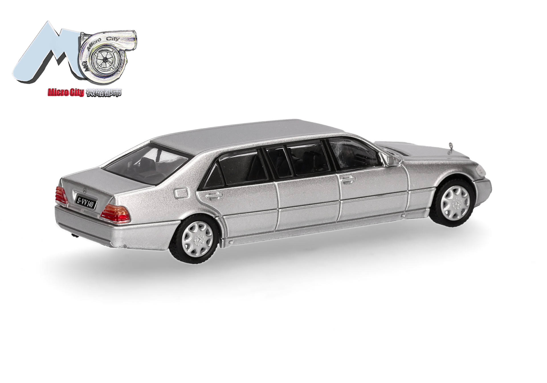 MicroCity: Mercedes-Benz S600 Pullman, silver