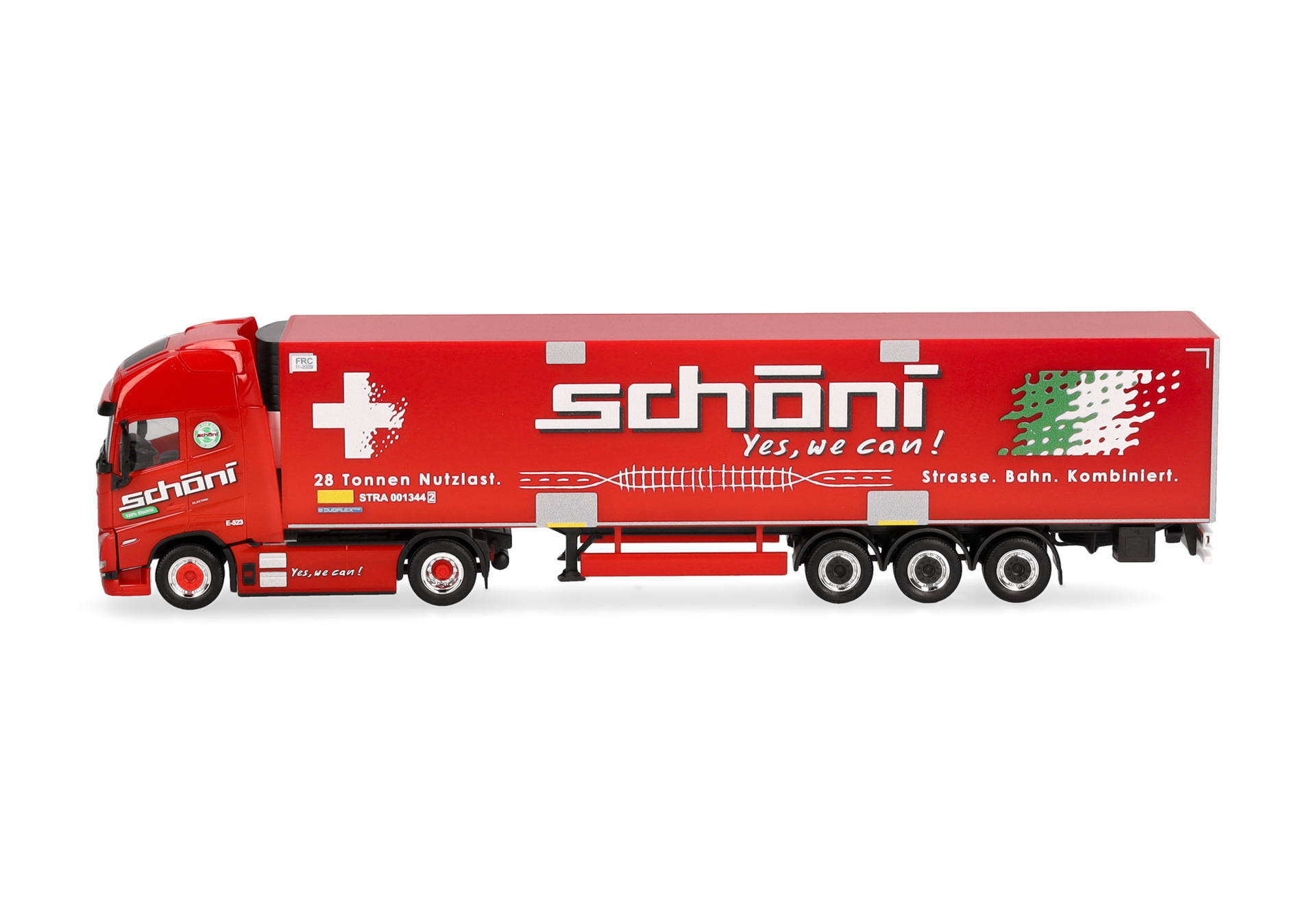 Volvo FH GL XL 2020 Electric Kühlkoffer-Sattelzug "Schöni" (Schweiz)