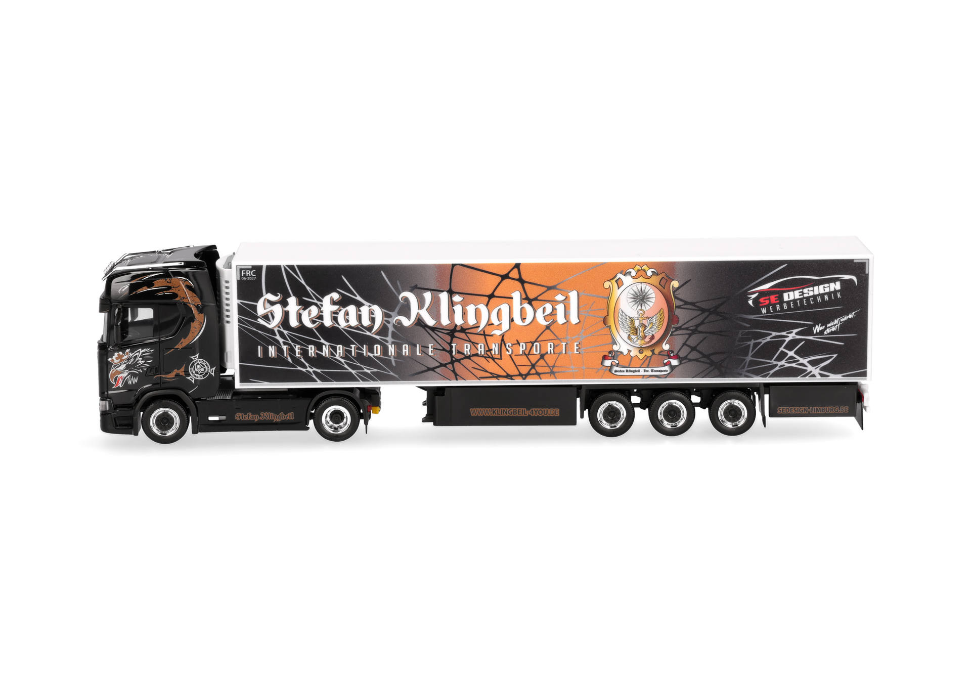 truck, semi-trailer, artwork, graphics, cab-over