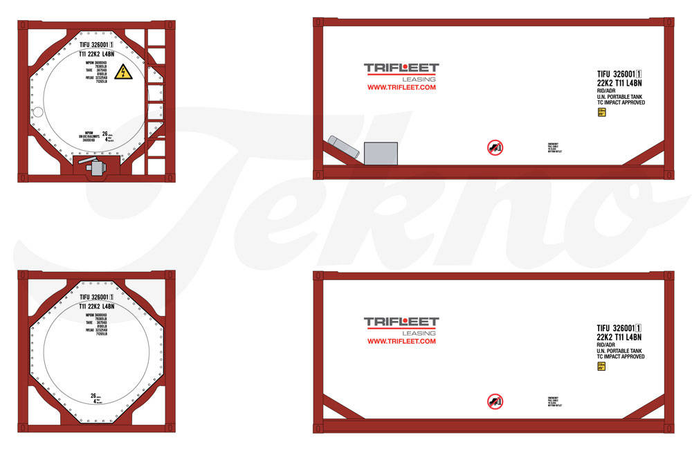 20 ft. Tank container "Trefleet"