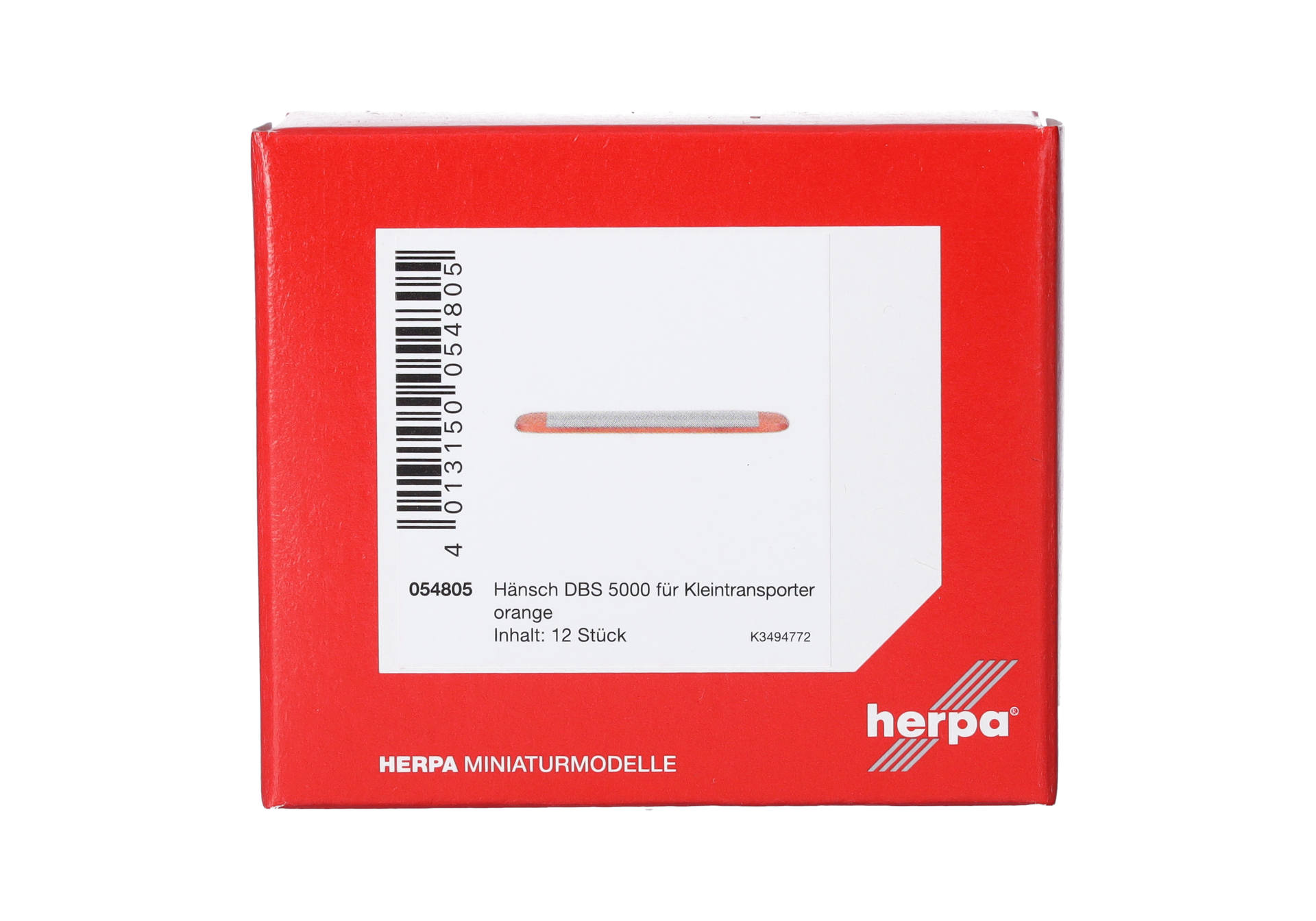 Zubehör: Hänsch DBS 5000 für Kleintransporter, orange transparent (12 Stück)