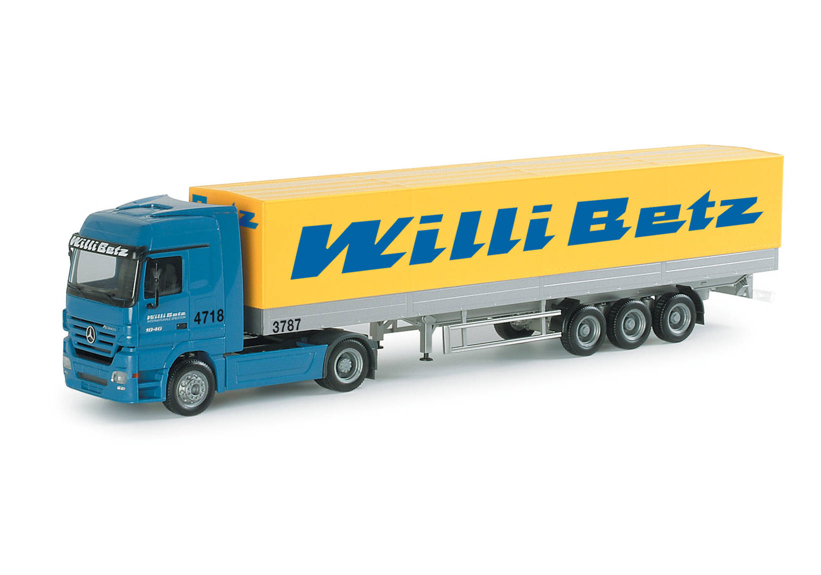 Mercedes-Benz Actros LH Planen-Sattelzug "Willi Betz"