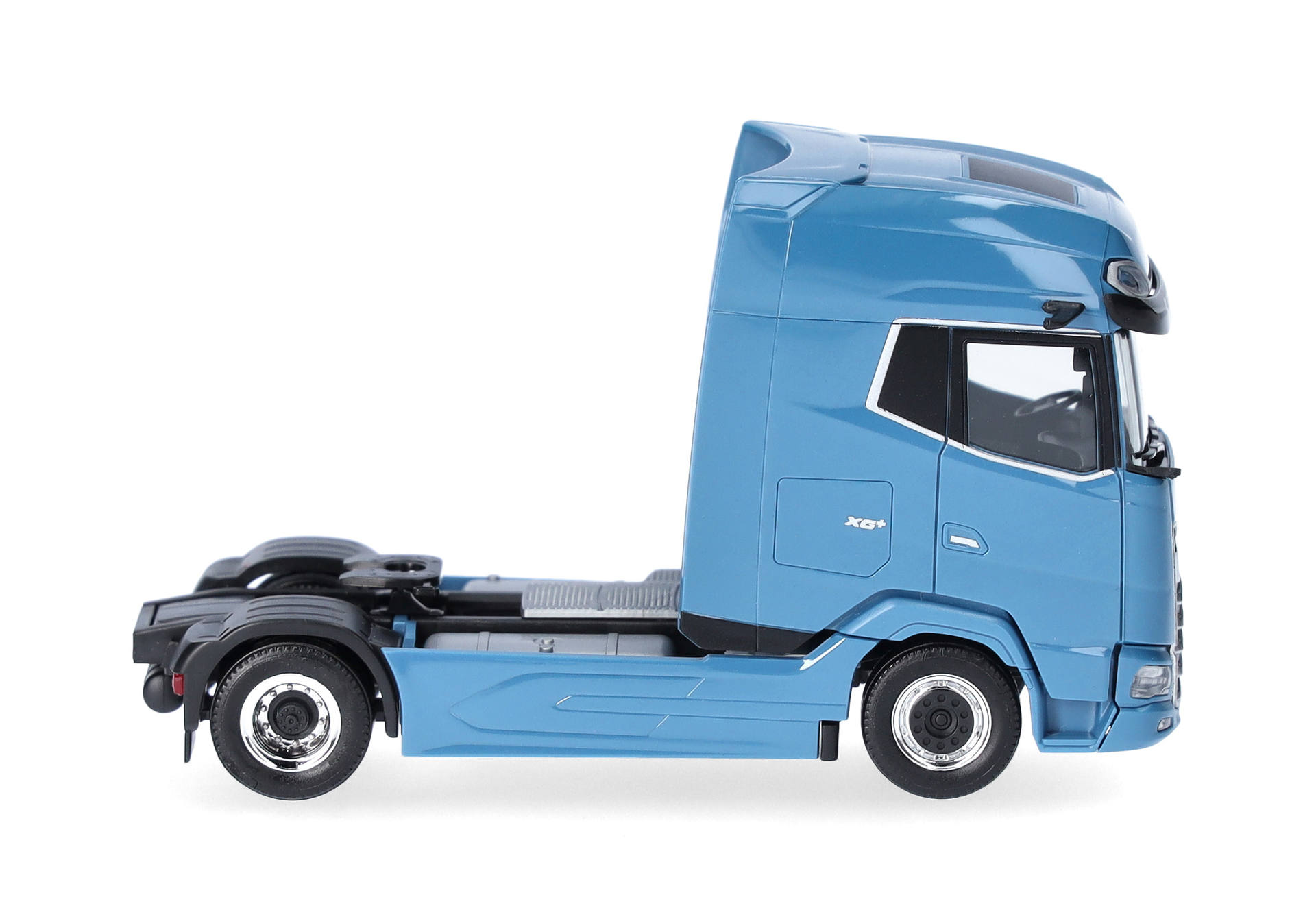 truck, cab, tractor, blue, model truck, truck, semi-trailer, cab, blue, model car