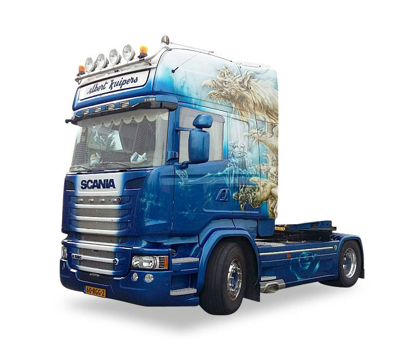 Scania R TL rigid tractor "Wilbert Kuipers"
