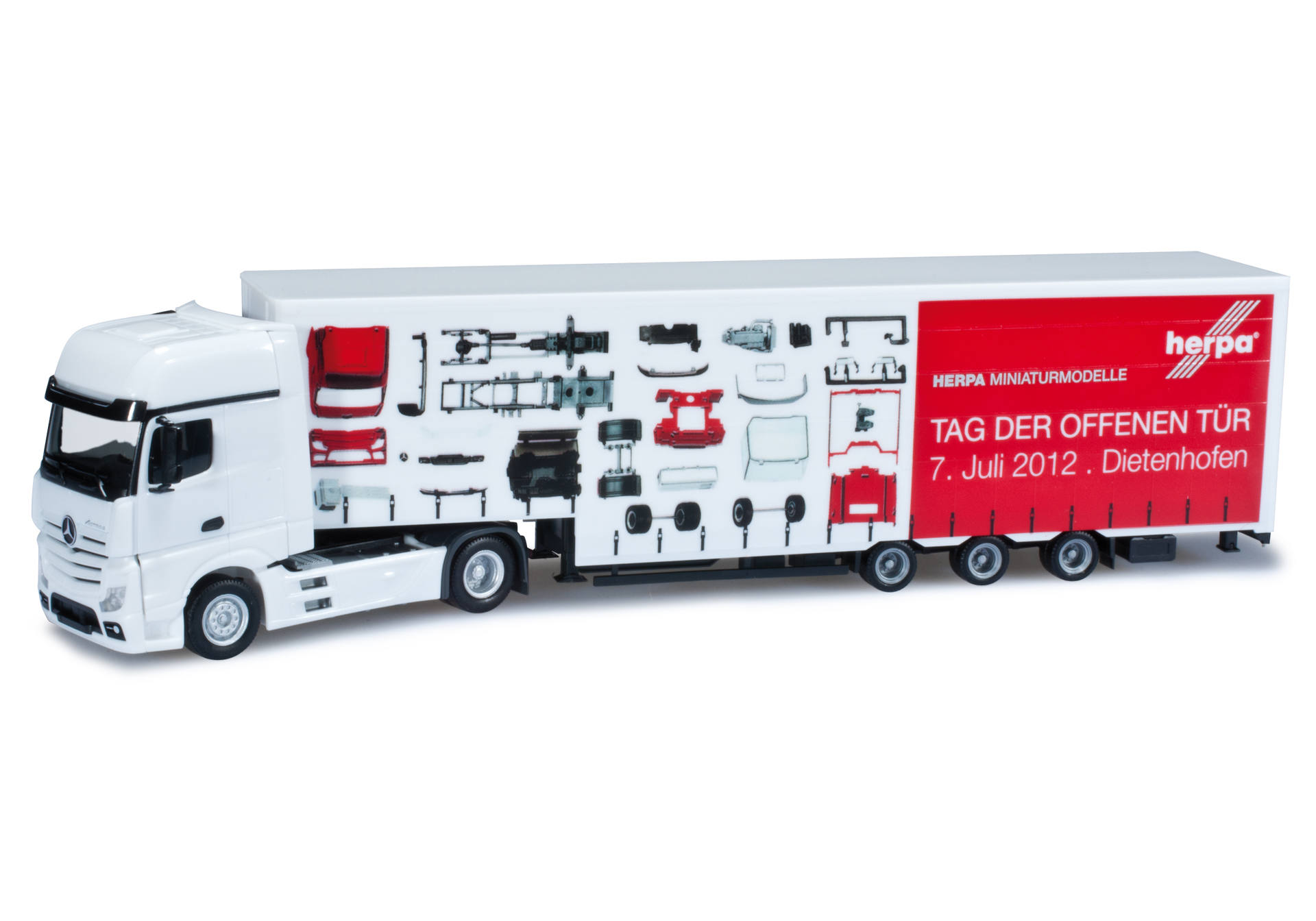Mercedes-Benz Actros Gigaspace volume semitrailer "Sommerfest 2012"