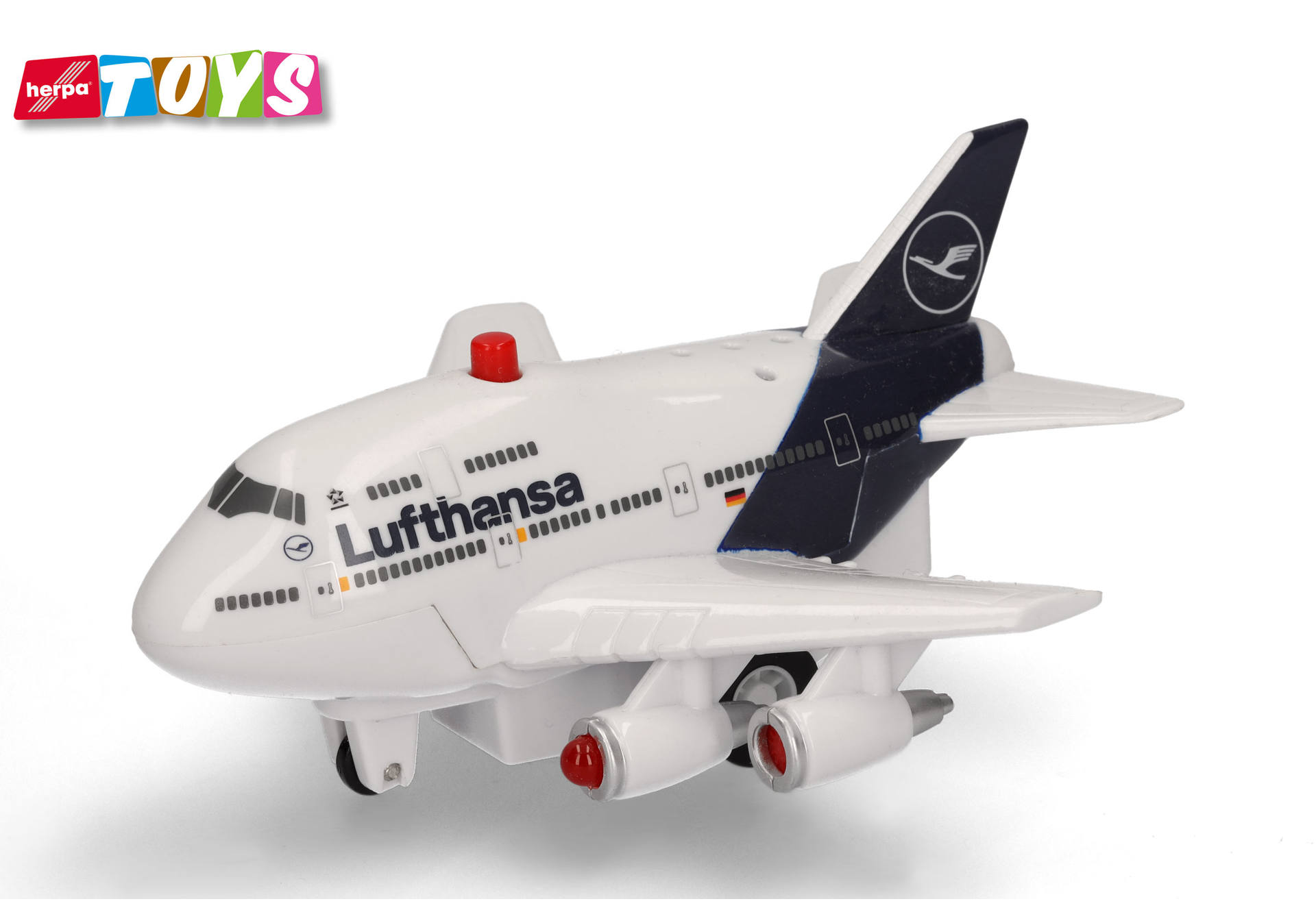 Herpa Toys: Lufthansa Pullback Aviation Toy