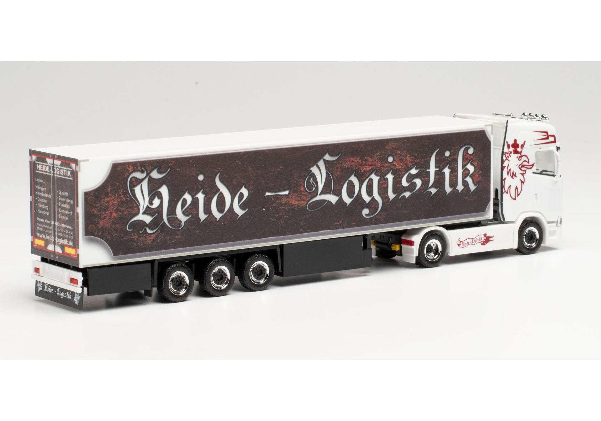 Scania CS 20 HD refrigerated semitrailer „Heide Logistik“