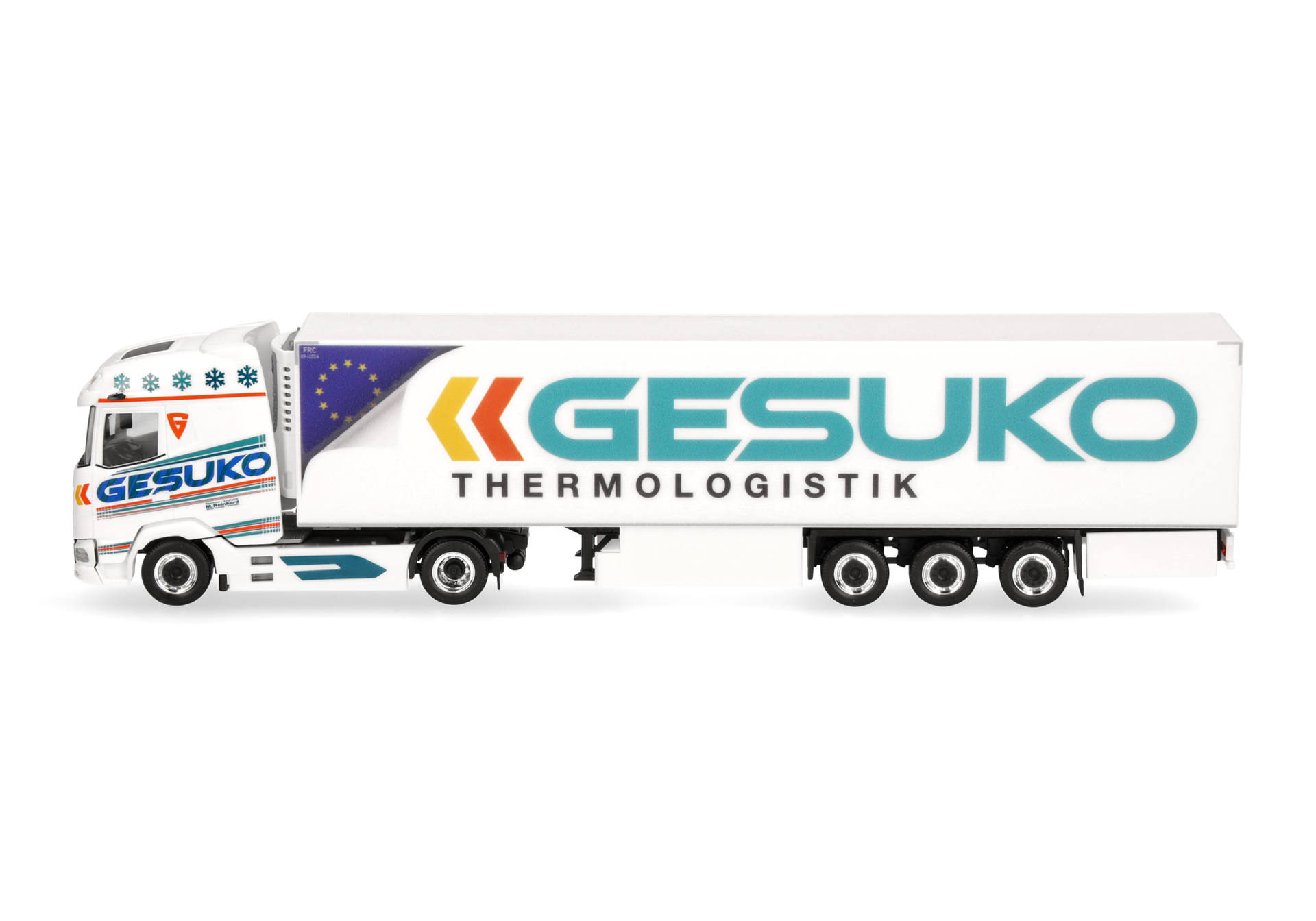 Lastkraftwagen, Sattelzug, Thermoly logistik, GESUKO, Logo