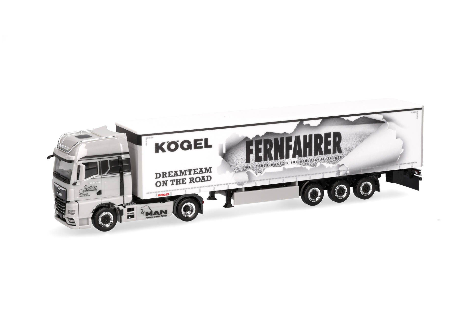 LKW, Auflieger, Sattelzug, weiß, Grafik