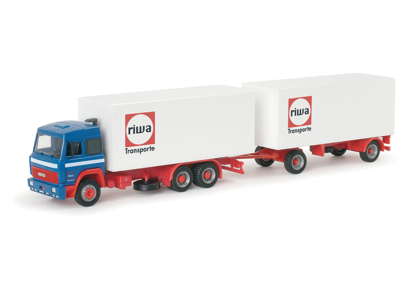 Iveco TS box trailer "Riwatrans"