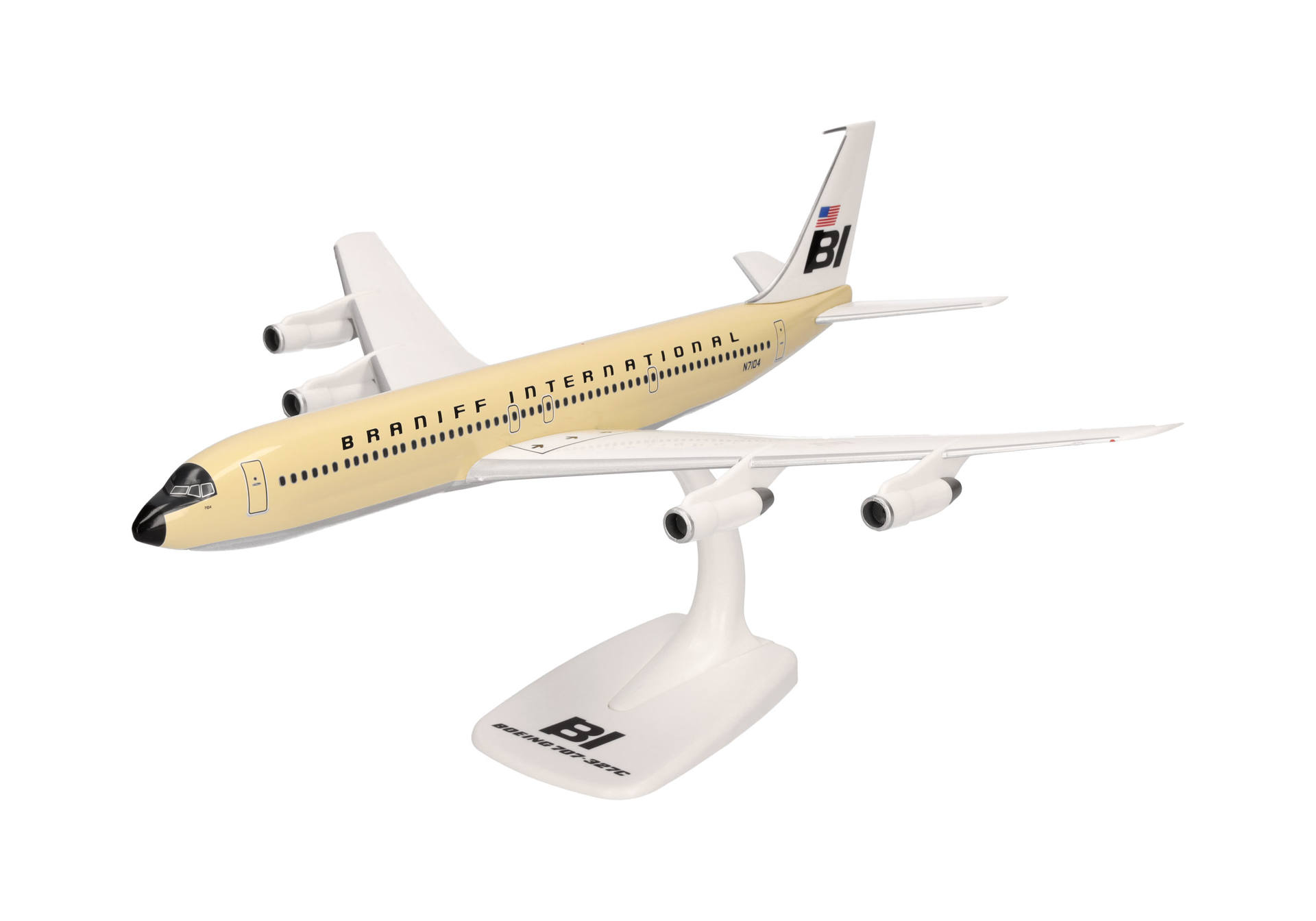 Braniff International Boeing 707-320 - Solid beige