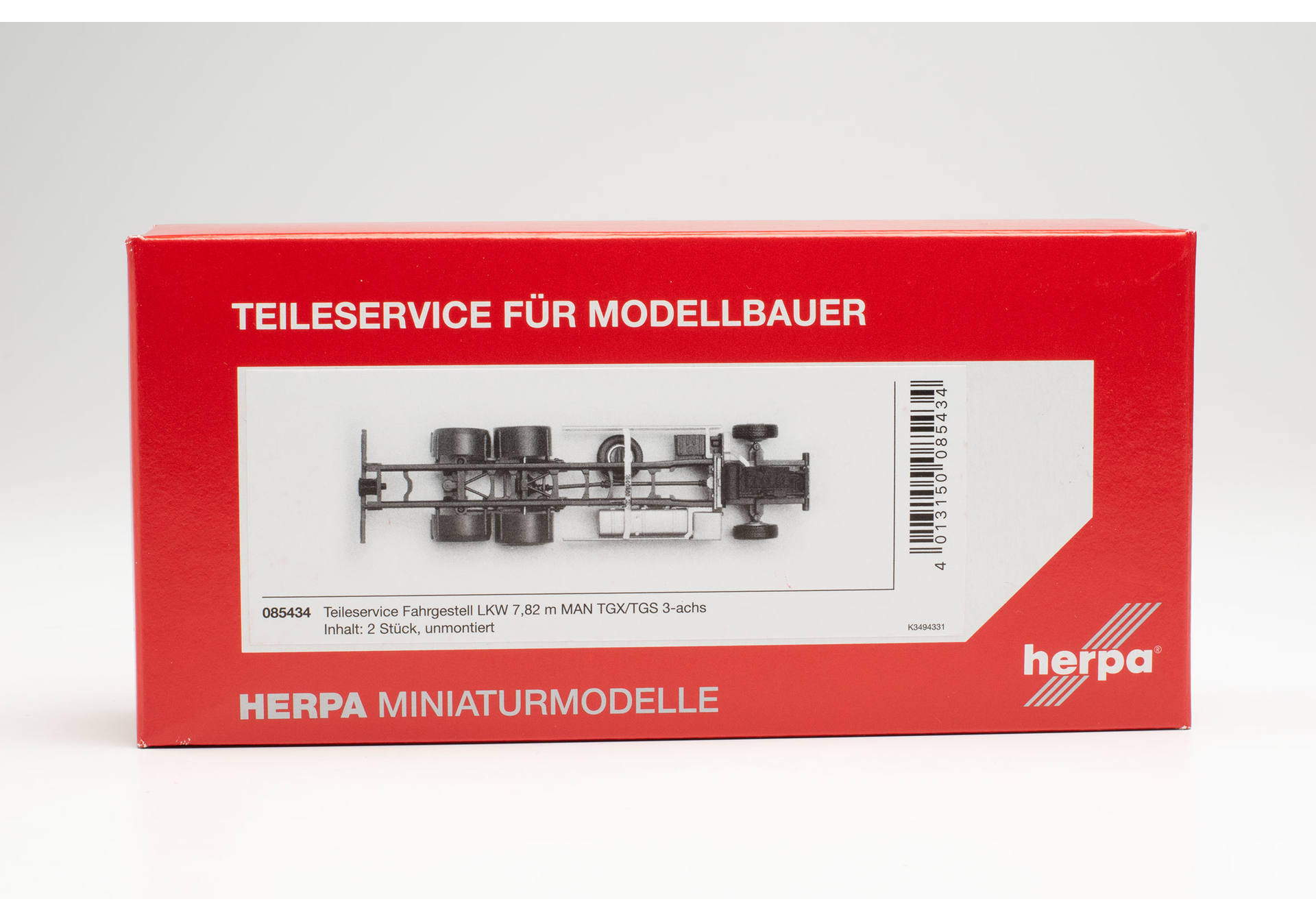 Teileservice Fahrgestell LKW 7,82 m MAN TGX/TGS 3a, 2 Stück
