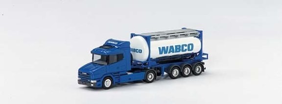Scania Hauber '96 HL Swapcontainer saddle train 20 ft. Container 2a/3a