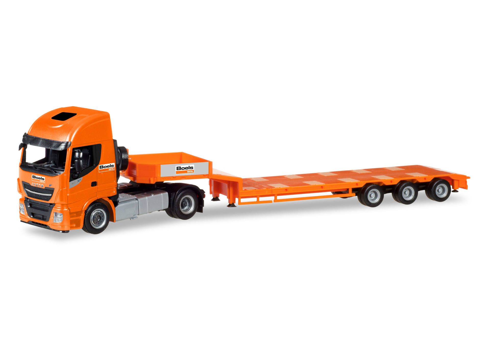 Iveco Stralis XP low boy semitrailer „Boels Rental“ (NL)