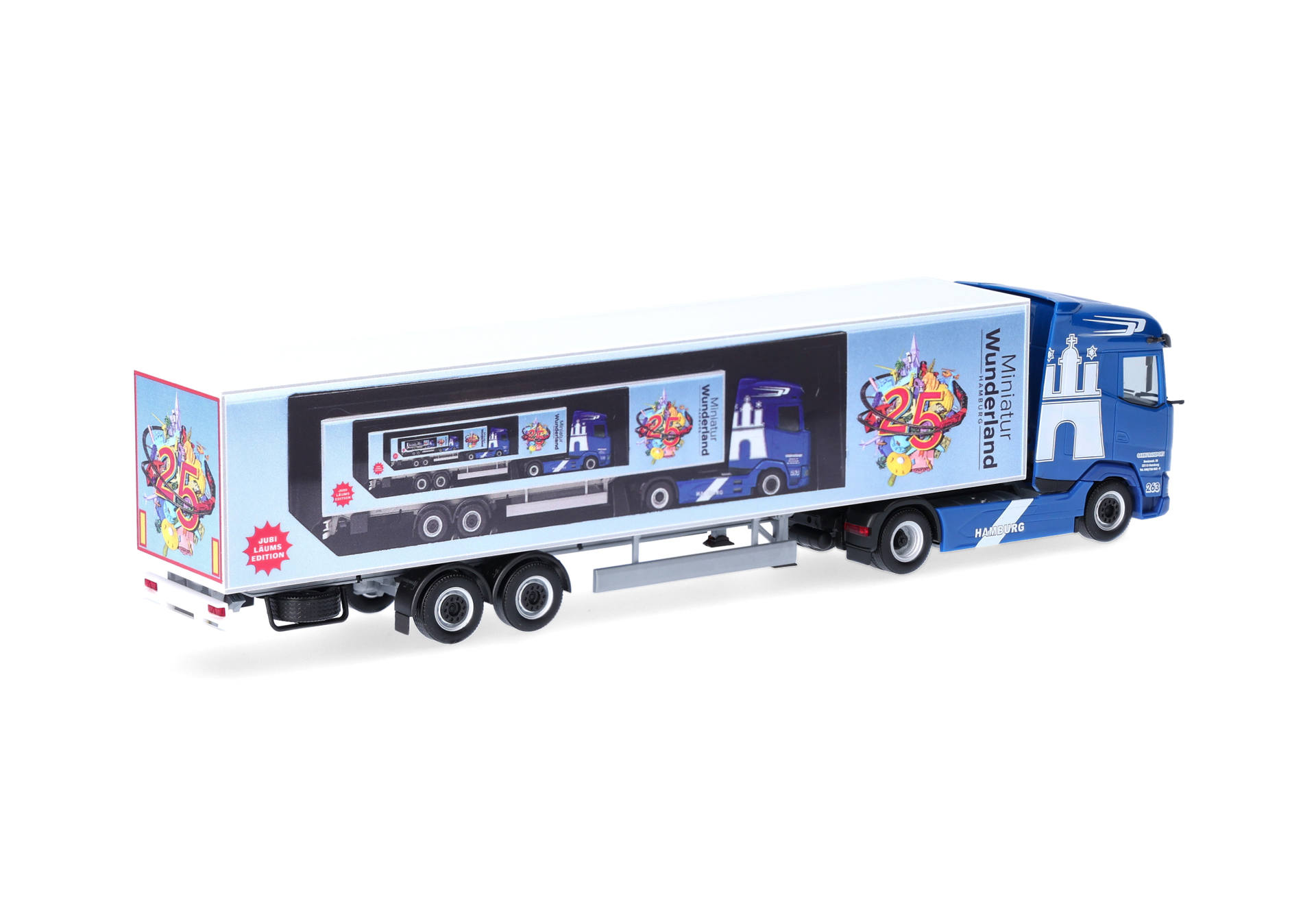 DAF XG box semitrailer truck "Garbe Transport GmbH"