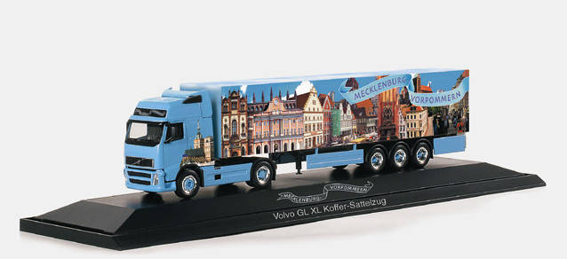 Volvo FH XL box semitailer "Mecklenburg West-Pommerania "