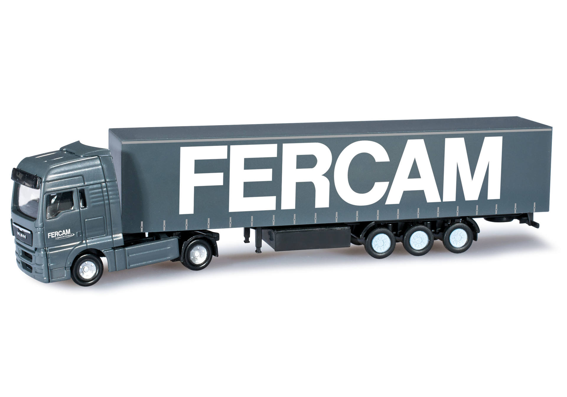 MAN TGX curtain canvas semitrailer "Fercam" (I)