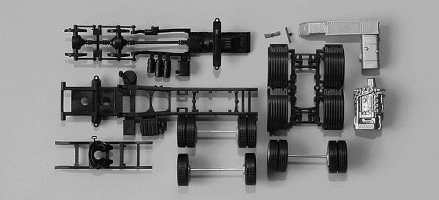 chassis for tractor Mercedes-Benz Actros '02 3-axleContent: 2 pcs.