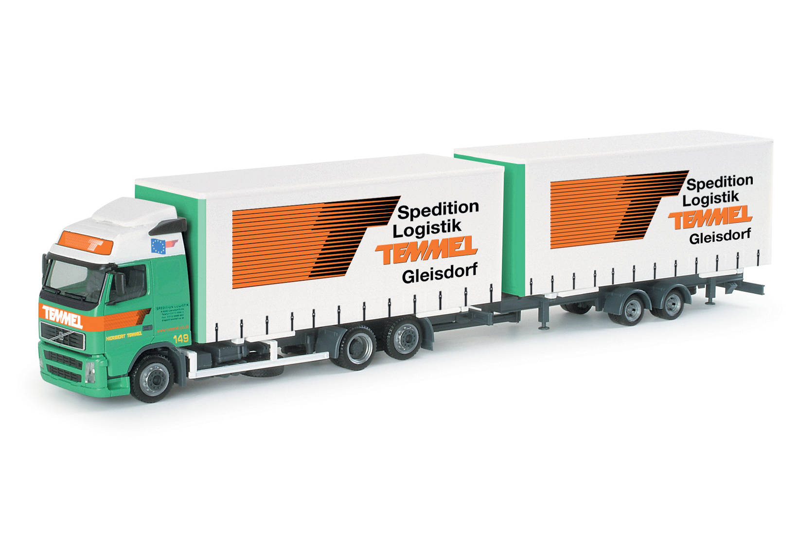 Volvo FH GL bulk volume trailer "Temmel" (A)