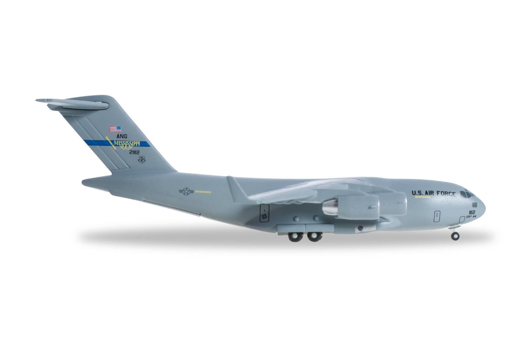 USAF Boeing C-17A Globemaster III Mississippi ANG, 183rd Airlift Squadron "Spirit of theMississippi Minutemen"
