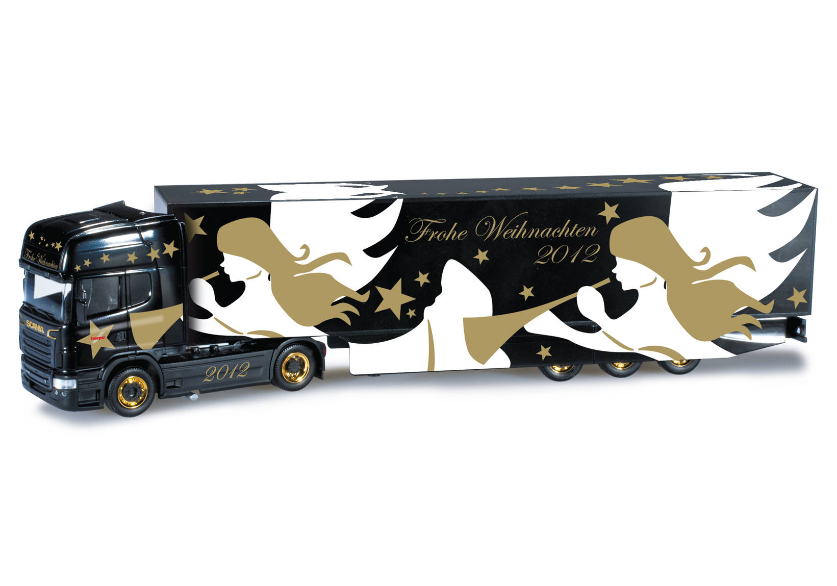 Scania R TL box-semitrailer "Christmas 2012"