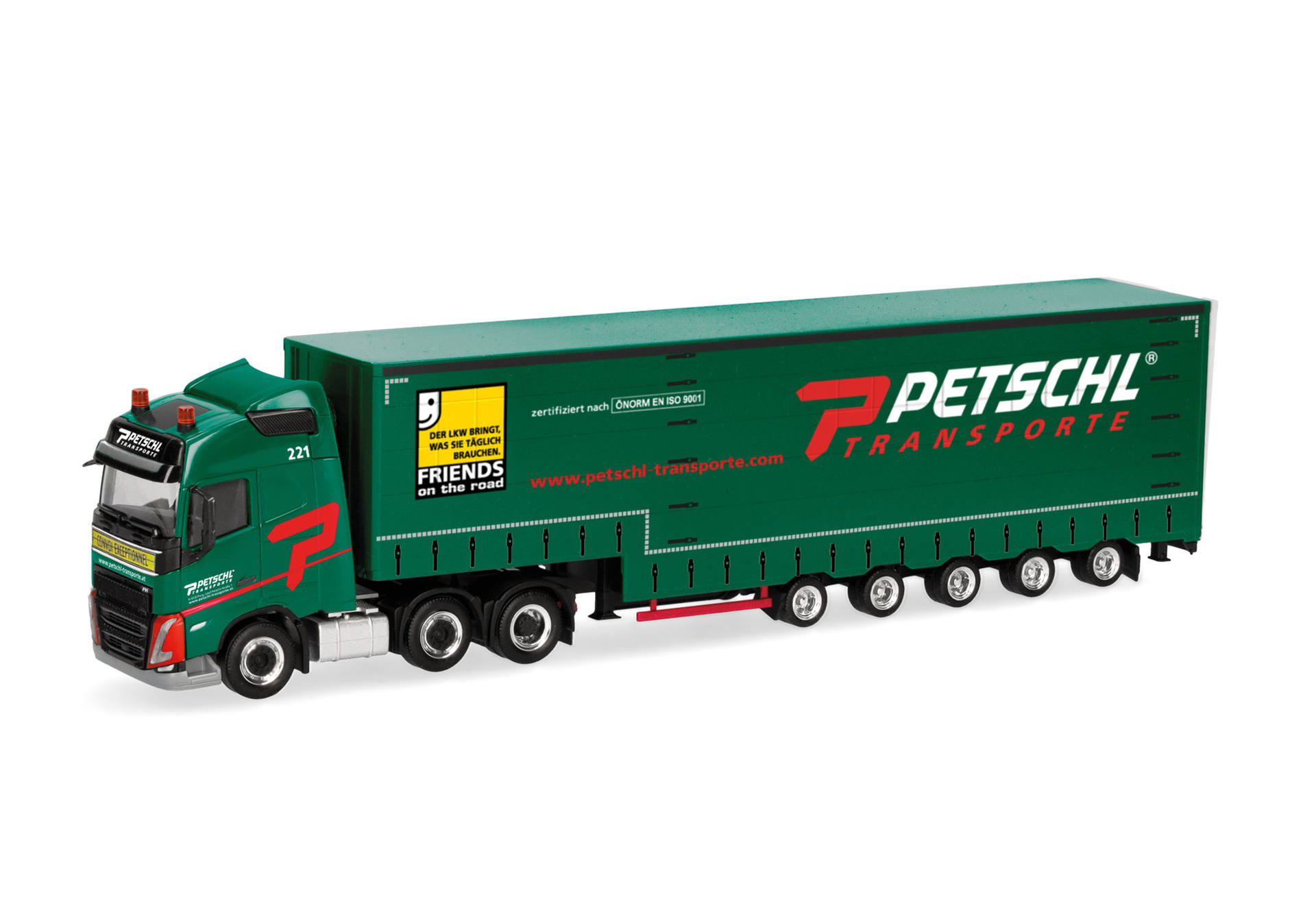 Volvo FH GL 2020 Volumenplanen-Sattelzug "Petschl"