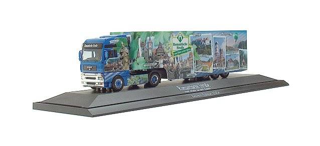 MAN TGA XXL Eurokoffer-Sattelzug "Bayern-Edition"