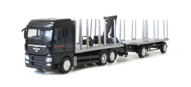 MAN TGX XLX Rungen-Hängerzug "Schwarzmüller"
