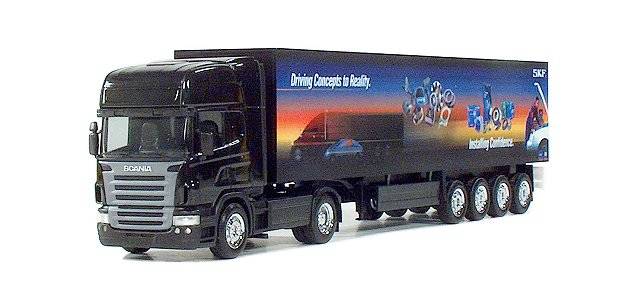 Scania R TL box semitrailer "SKF"