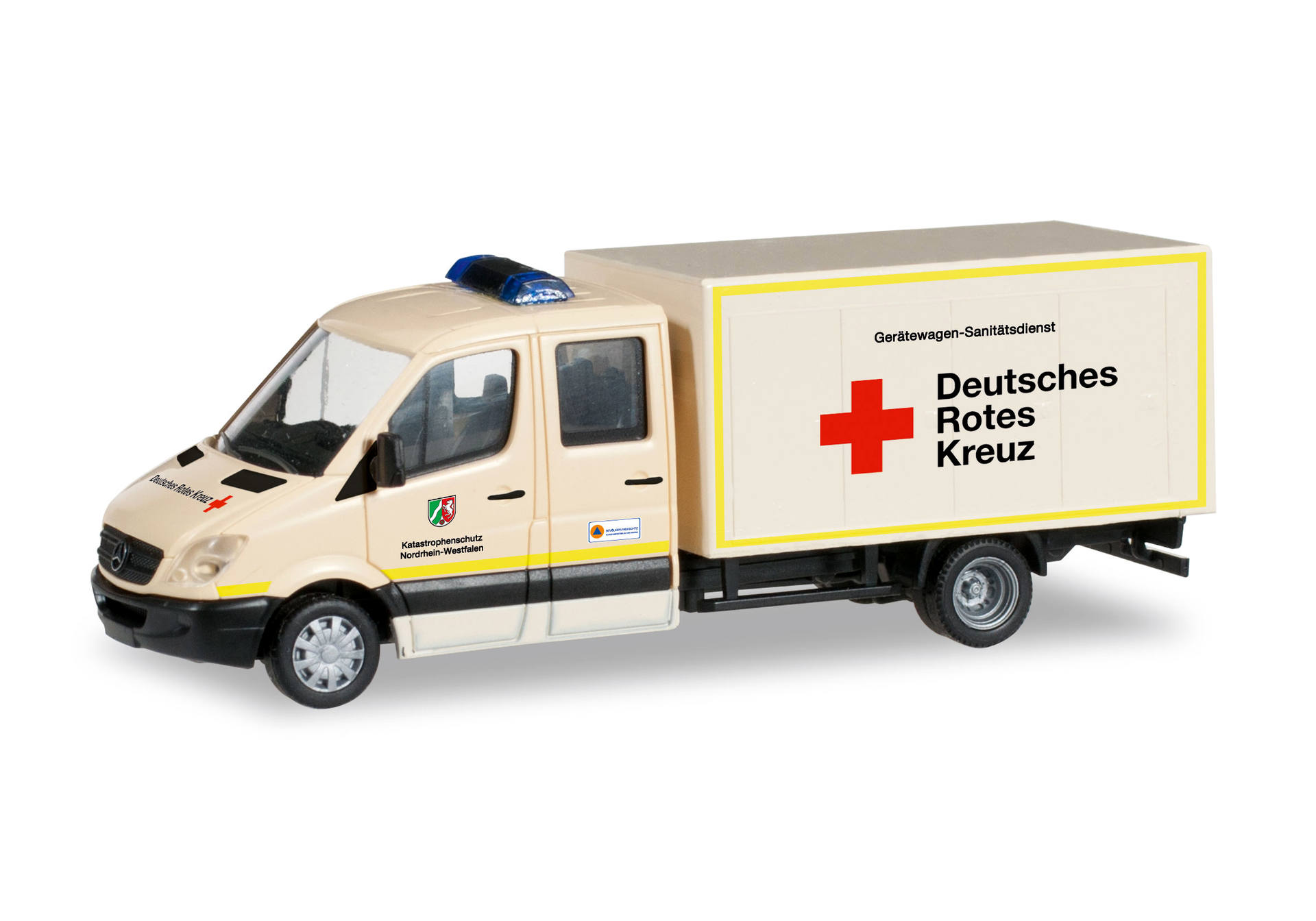 Mercedes-Benz Sprinter doublecabin with box "DRK Disaster Control NRW"