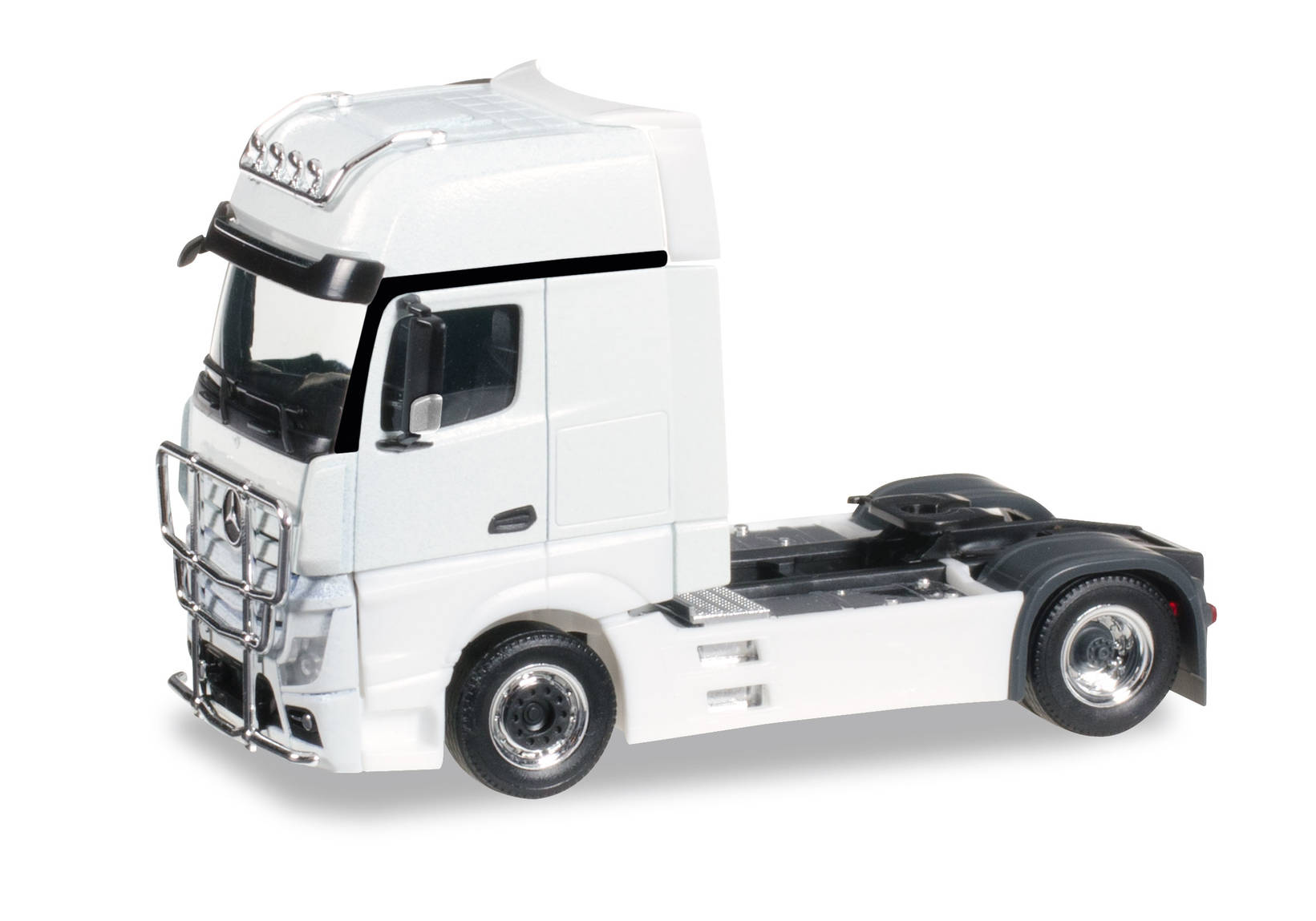 Mercedes-Benz Actros Gigaspace rigid tractor with bumper and head lights, white
