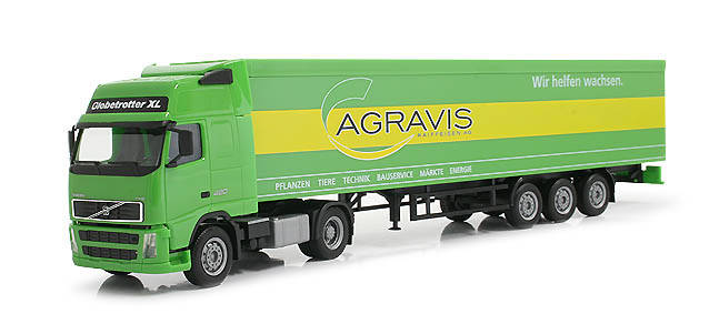 Volvo FH12 walking floor semitrailer "AGRAVIS"