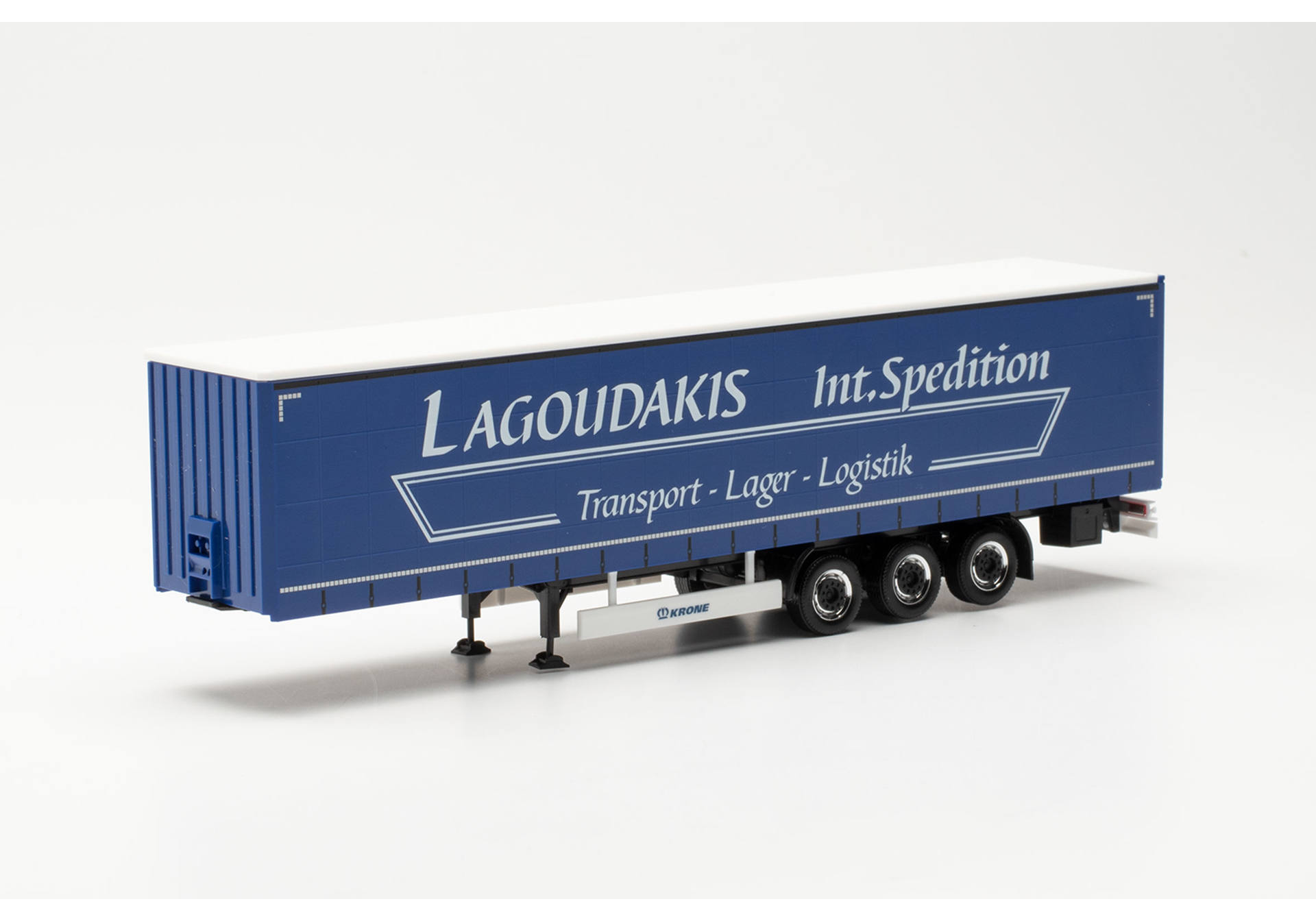 Gardinenplanen-Auflieger Spedition Lagoudakis