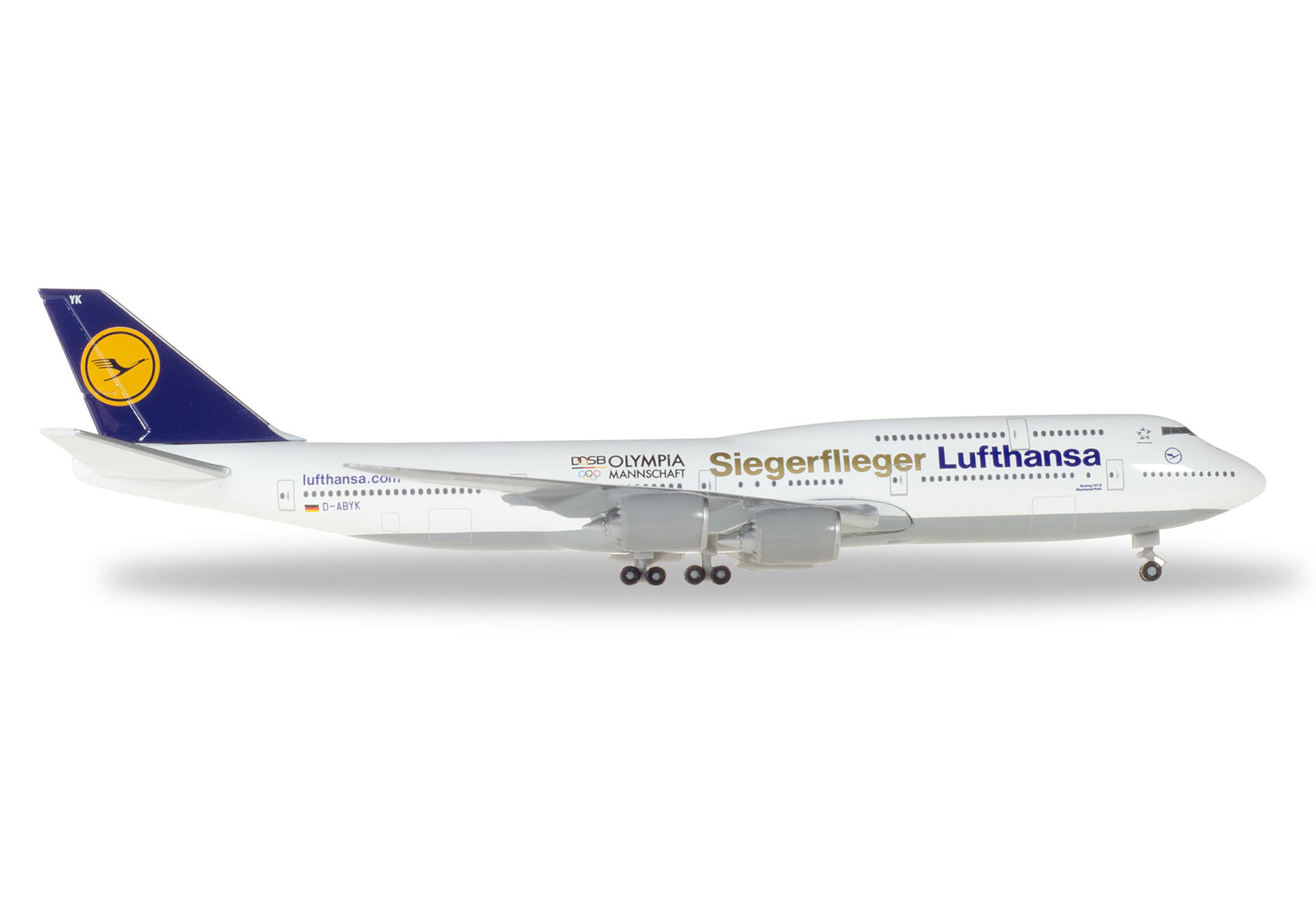 Lufthansa Boeing 747-8 Intercontinental "Siegerflieger Olympia Rio 2016"