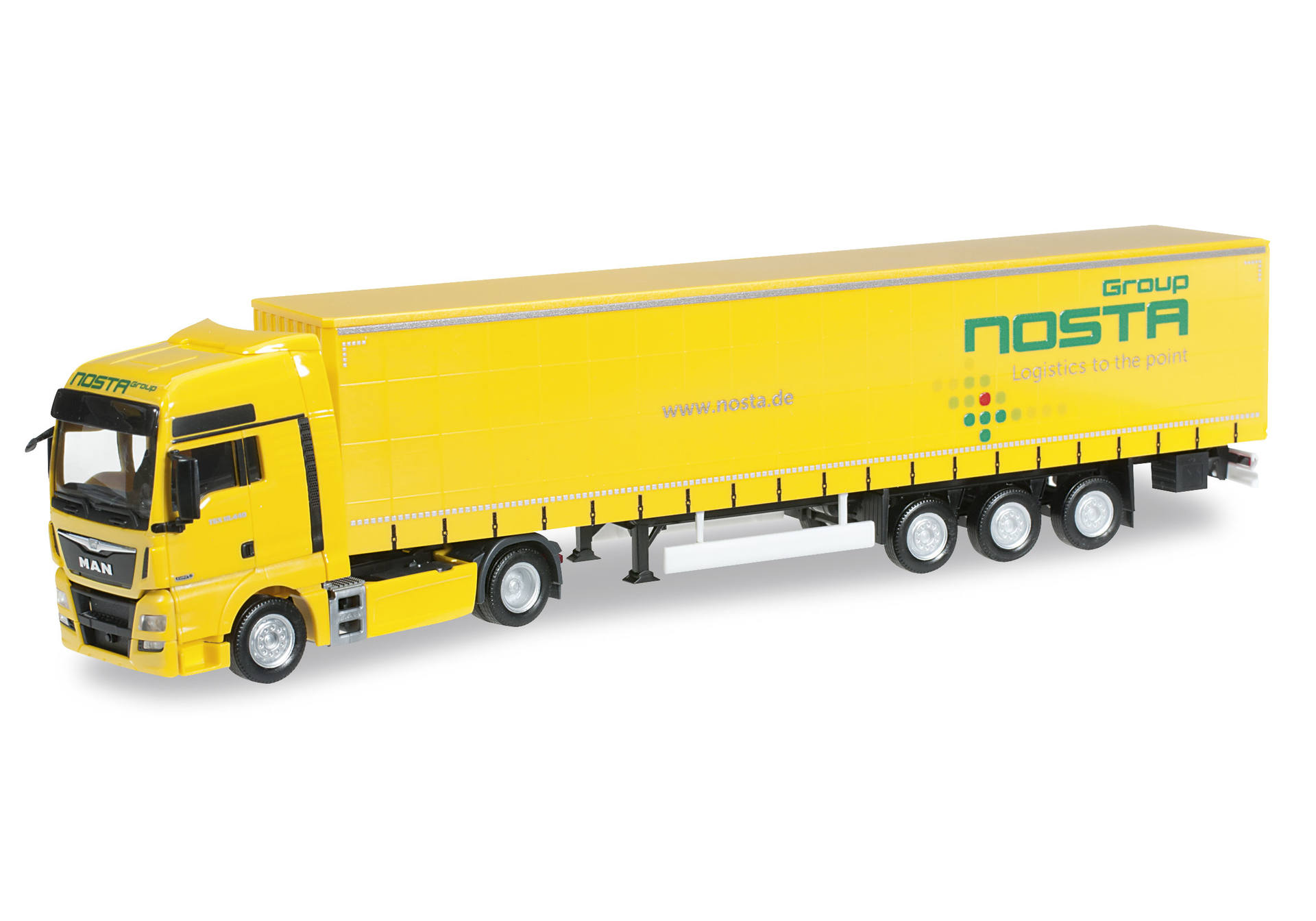 MAN TGX XXL Gardinenplanen-Sattelzug "NOSTA"