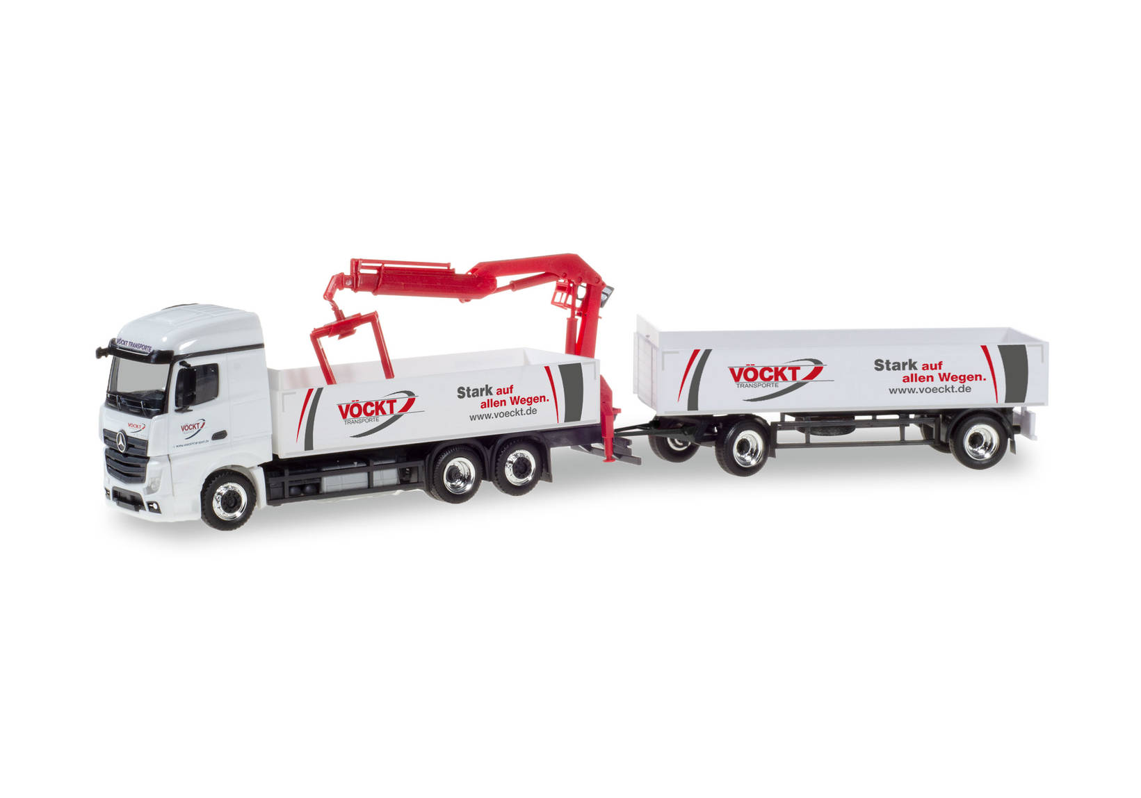 Mercedes-Benz Actros StreamSpace 2.5 pick-up trailer "Vöckt"