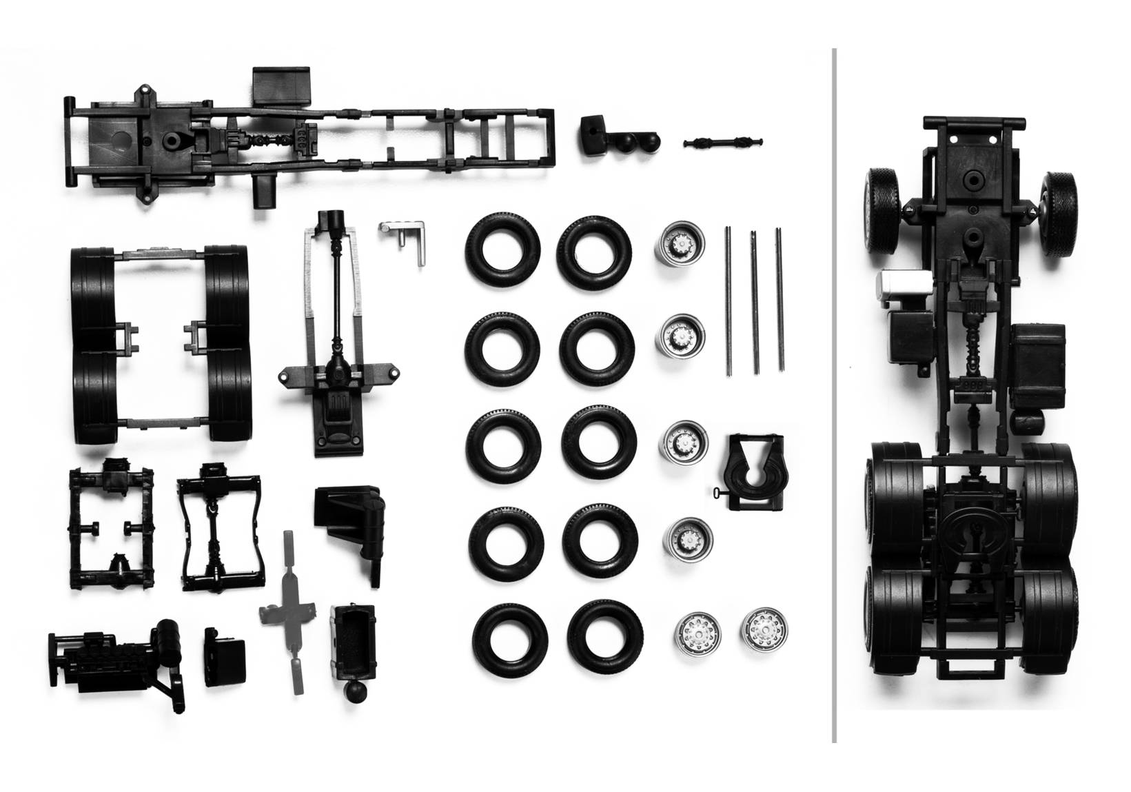 chassis for tractor MAN 3-axle all-wheelContent: 2 pcs.