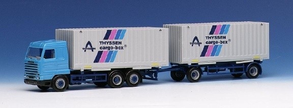 Scania 143 m streamline exchange case trailer train 3A/2A