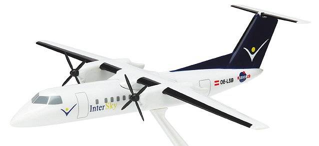 Dash 8-300 Intersky. Artikel wird/ wurde in Wooster-Verpackung ausgeliefert.